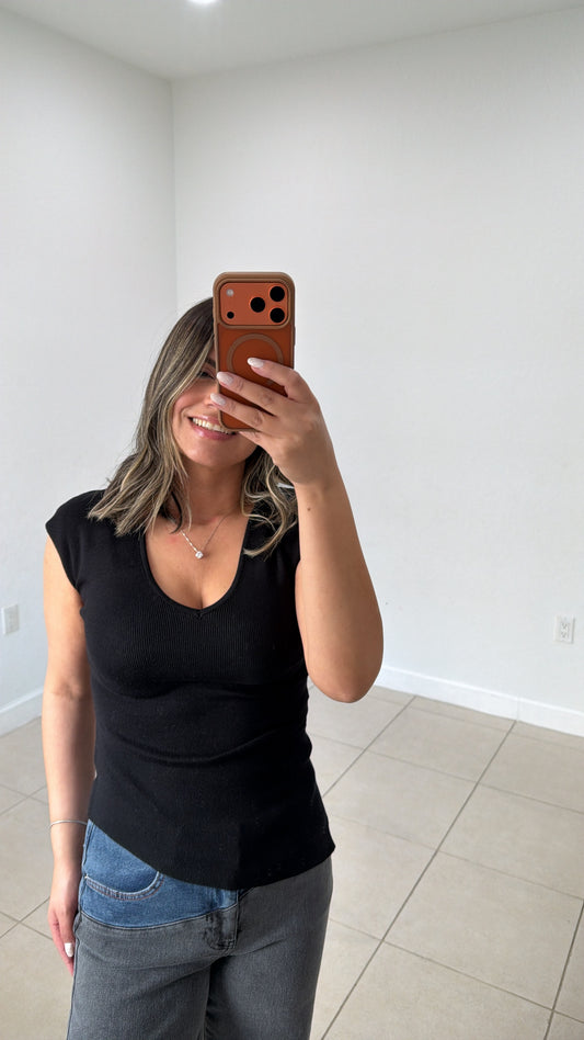 Asymmetrical Knit Top