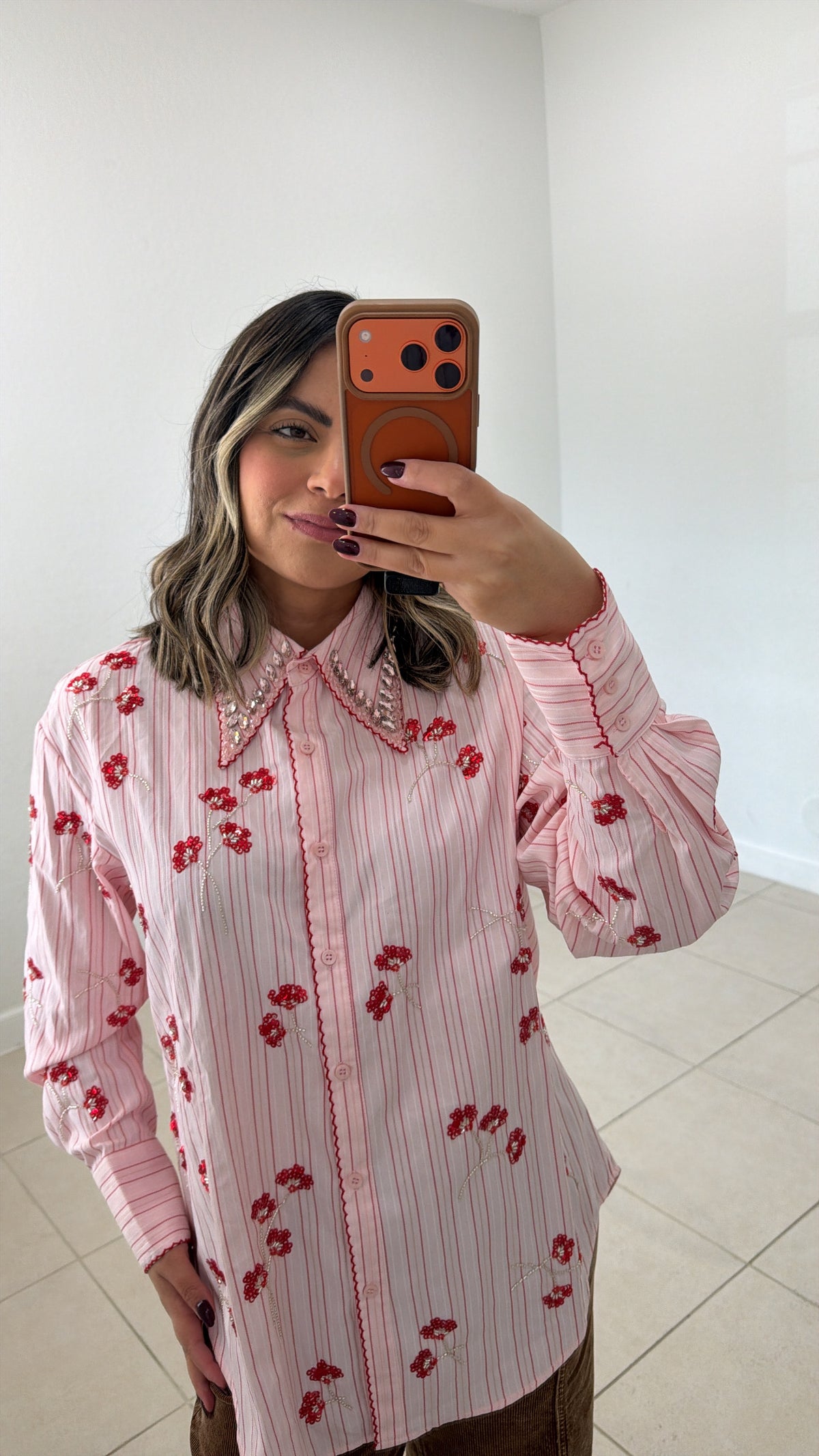 Floral Button Shirt