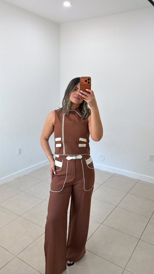 Monaco Leather Trim Set
