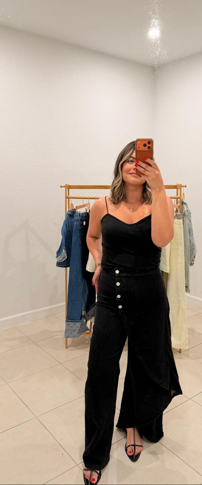 Asymmetrical Wrap Pants