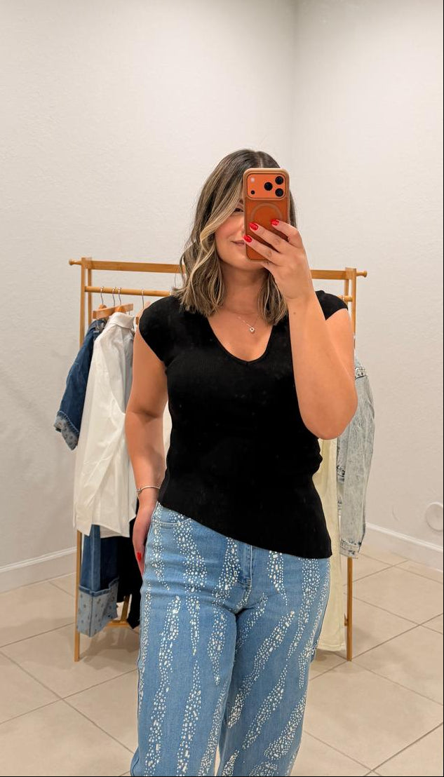 Asymmetrical Knit Top